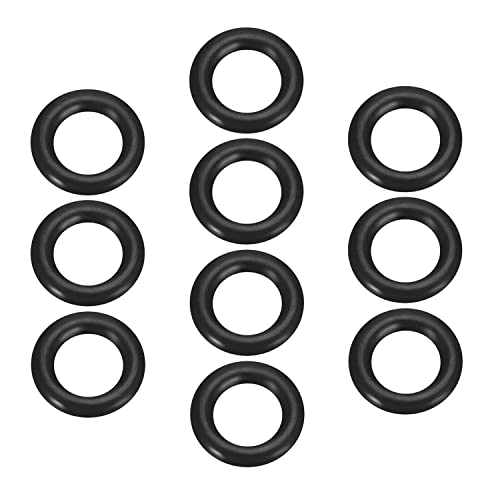 Heyiarbeit 外径7mm 内径4mm 幅1.5mm 10個入り Oリング Oリングセット O型リング ニトリルゴム シリコーンOリング ゴムガスケット ゴムリングセット ラバー パッキン 耐熱 耐油 防水 機械修理 車 エアコン 完全密封 K
