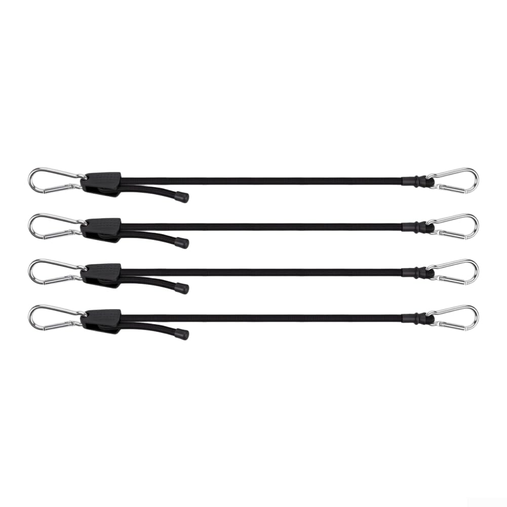 Sangles de tension réglables pour filet de volley-ball avec mousqueton pour tennis, badminton, filet d'arrimage de filet de 100 cm, cordon en caoutchouc et nylon portable pour équipement de