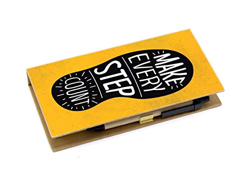 Image of Shopaholic Eco-Friendly Stationary Set with Paper Clips, Stapler, Sticky Notes, Calendar, Pen (Steps-Memo Pads)