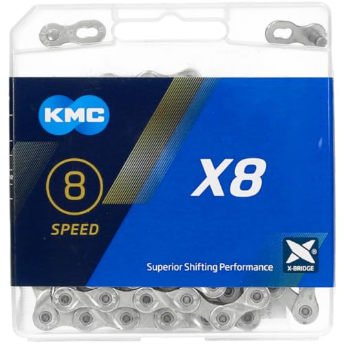 Eco proteq rivestito CADENA KMC X8 114 ESLABONES 8V. CROMADO