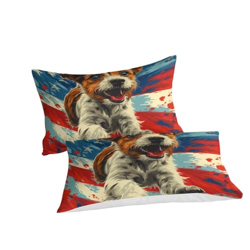 Housse de couette 3D imprimé lit double Vester en microfibre 3 pièces - 3