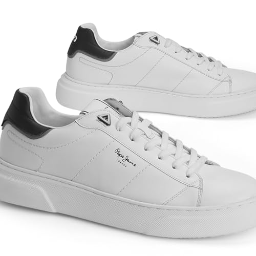 Image of PEPE JEANS Men's Eaton Basic Lightweight Cupsole Sneakers