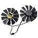 Minong 2 Teile/Satz 9 5mm FD10015H12s 0.55A 5 Pin Cooler-Lüfter kompatibel for ASUS Strix GTX 970 980 780 TI R9 380 Grafik-Grafikkarten-Kühllüfter Willing