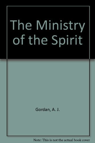 The Ministry Of The Spirit B000J5OMCI Book Cover