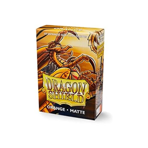Dragon Shield Japanese Card Game Matte Orange Cover