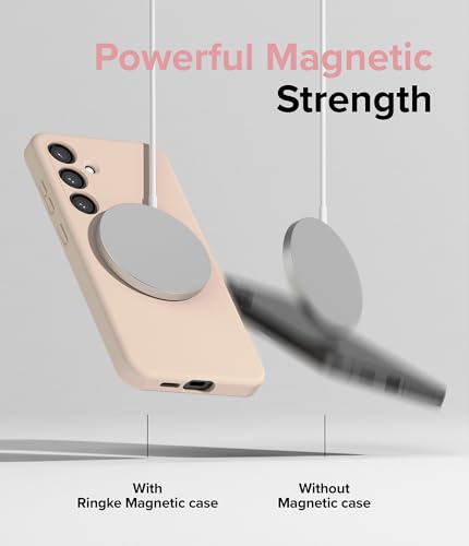 Étui silicone magnétique Ringke avec microfibre douce Galaxy S24 - 4