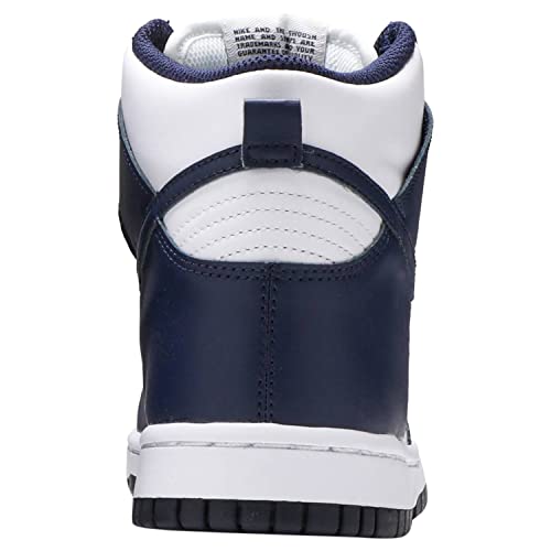 Nike Dunk High Big Kids Shoes Size- 5.5 White/Midnight Navy2