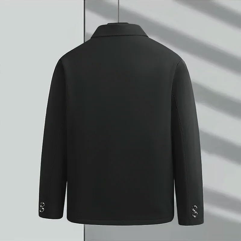 Veste coupe-vent homme style coréen finitions col rabattable chic