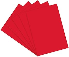 Pack of 50 Subfolders, Folio, 180 g, Red