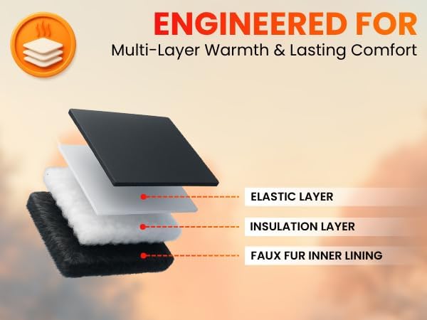 Heat Logic Thermal Winter Gloves for Women, Touchscreen Compatible Cold Weather Hand Gloves, Warm, Windproof and Soft Gloves - Image 4