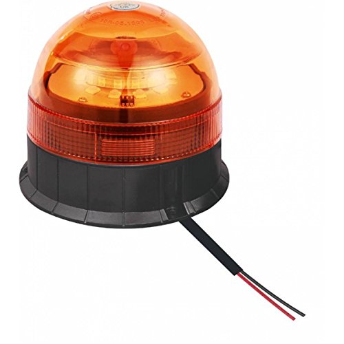 Lampeggiante girofaro Atena a Led a base piana 12-24V