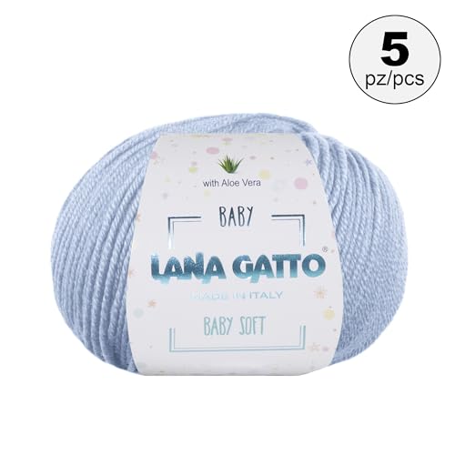 Baby Soft Yarns for Crocheting and Knitting 100% Merino Wool Treated with Aloe Vera - Image 2