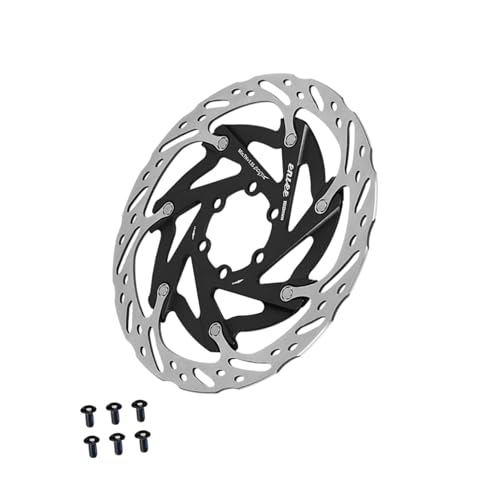 Colaxi Bike Disc Brake Rotor Braking 160mm Adults Portable Component Repair Parts Bicycle Rotor for Cycling Road Bike Sports Outdoor, Black