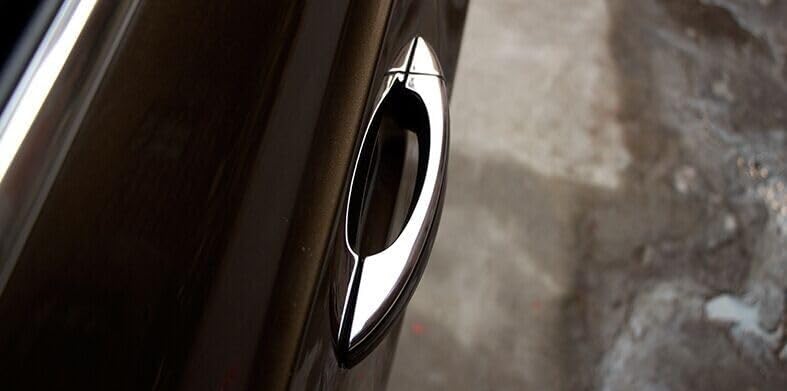 Poignées de porte acier inoxydable Audi protège peinture contre rayures