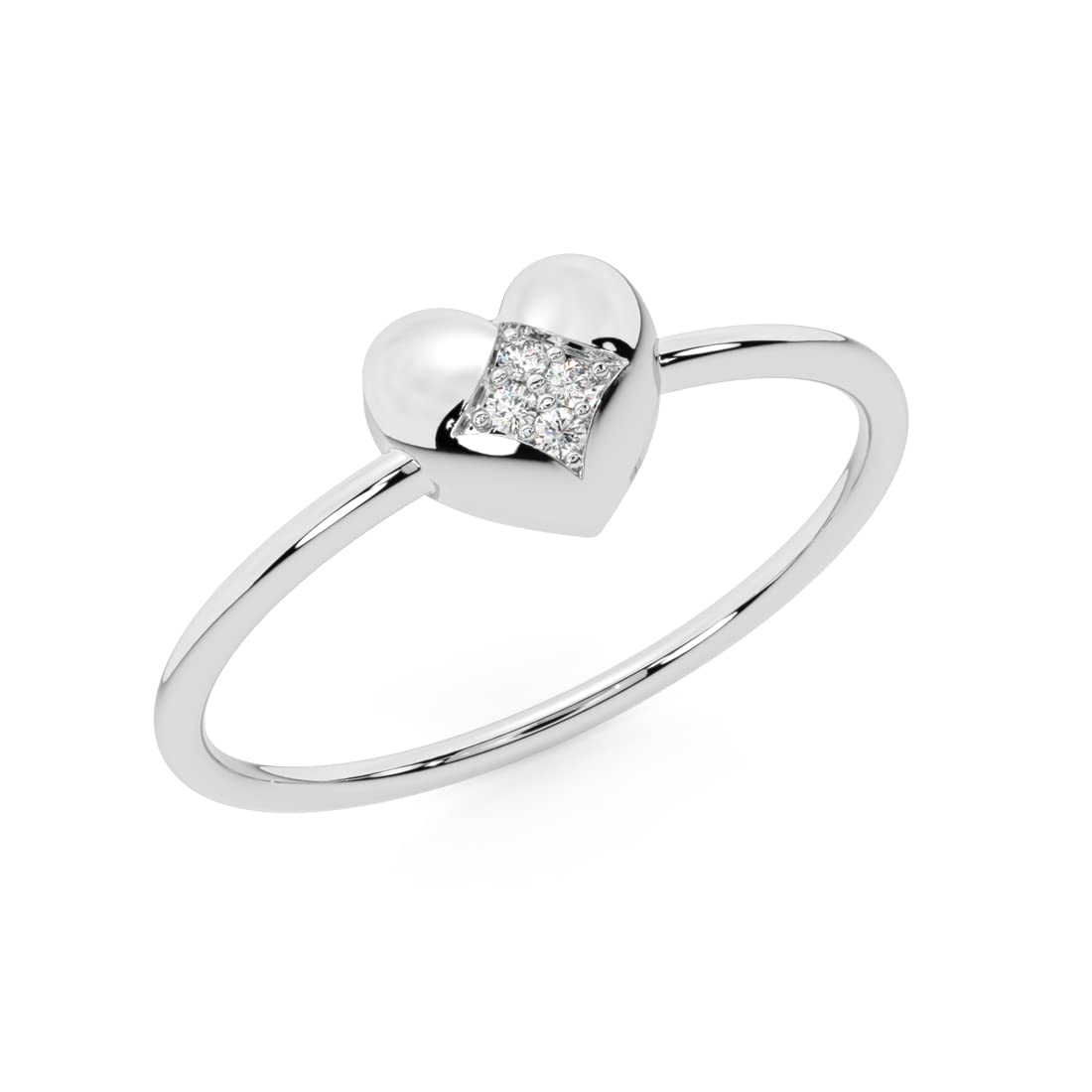 CLARA 925 Sterling Silver Love Ring | Rhodium Plated, Swiss Zirconia | Gift for Women and Girls (B0B49GN4ZW) Amazon Price History, Amazon Price Tracker
