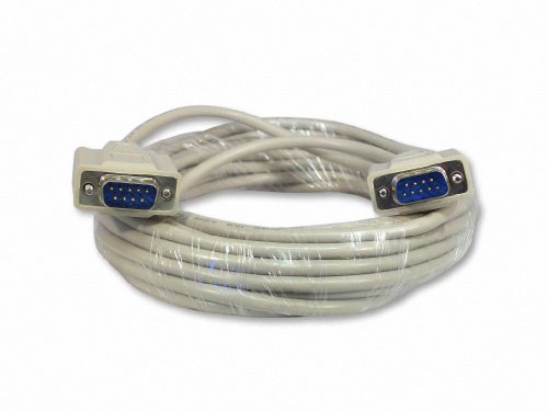 Your Cable Store 25 Foot DB9 9-Pin Serial Cable Male/Male RS232
