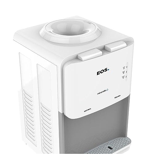 Bebedouro de Mesa para Garrafão Eos Mineralle Compacto com Compressor Branco Ebc03b 110v