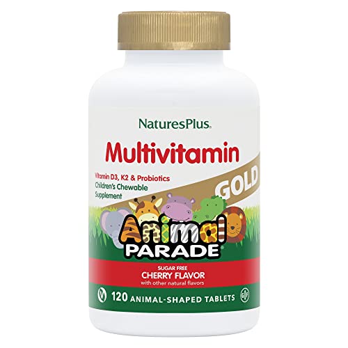 Natures Plus Animal Parade GOLD Children's Chewable Multi Cherry Flavour , 120
