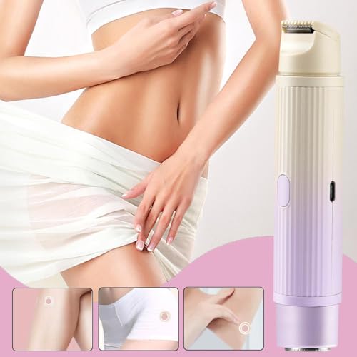 Afeitadora eléctrica mujer de doble cabezal y diseño de bolsillo resistente al agua 3