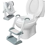 【Se adapta a la mayoría de los inodoros】 Escalera ajustable para adaptarse a diferentes alturas entre 39 cm y 47 cm. Los escalones del inodoro se pueden ajustar a seis alturas. Adecuado para inodoros en forma de V, en forma de O, en forma de U, pero no apto para cuadrados. El asiento de la escalera del inodoro es adecuado para niños de 1 a 7 años. Con nuestro orinal con escalera, los padres pueden estar más seguros de dejar que su hijo use el baño de forma independiente.