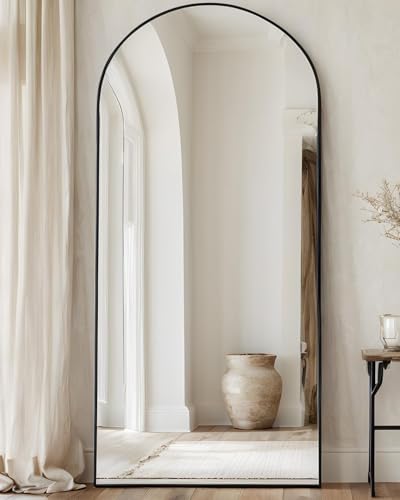 Image of 58 inchx21 inch Full Length Mirror, Over The Door Mirror,Black