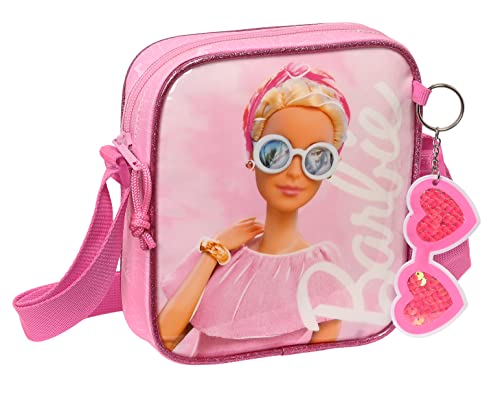 Safta BARBIE GIRL - Bandolera Pequeña, Bandolera Infantil, Bolso Niño, Ideal para Niños de 5 a 14...