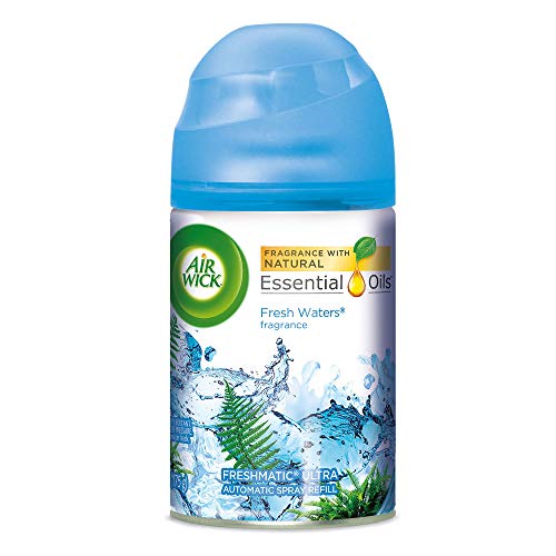 Air Wick Automatic Air Freshener Spray Refill, Pack of 6, Fresh Waters, Odor Neutralization, Essential Oils - image 1