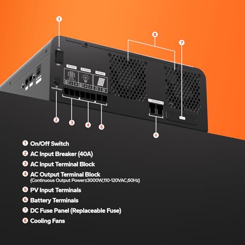 Litime 24V 3000W All-In-One Solar Inverter Charger thumb #3