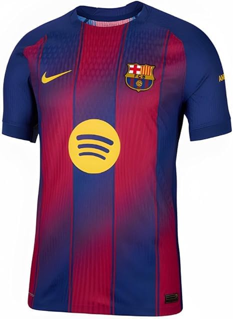 Camisa Barcelona 2025/2026 Masculina Torcedor | Escudo Bordado | Tecido Dry | Pronta Entrega (BR, Alfa, G, Regular)