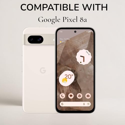 Image of Premium Tempered Glass for Google Pixel 8a 5G | Edge-to-Edge Protection | 9H Military Grade Hardness | Bubble-Free & Case Friendly HD Clear Screen Protector