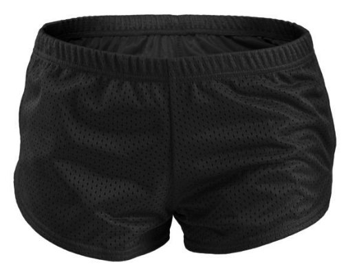 Soffe Junior's Mesh Teeny Tiny Short, Black, X-Small