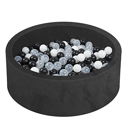 MEOGETY Baby Foam Ball Pits for Toddlers Kids, Soft Round ...