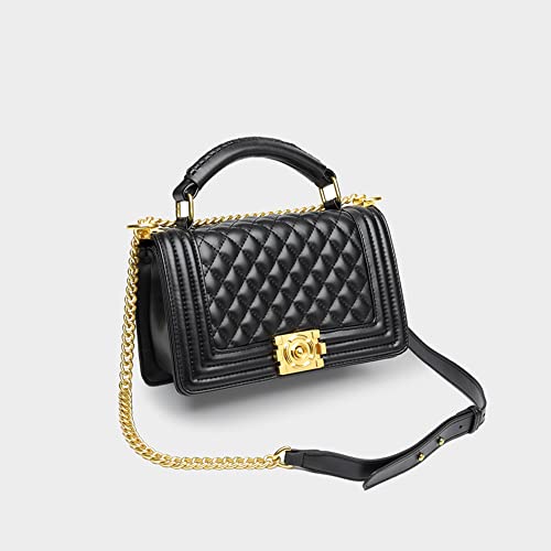 Movefad Women Satchel Handbags Quilted Crossbody Bags Pu Leather Ladies Shoulder Bag Chain Strap Clutch Purse #TOP3