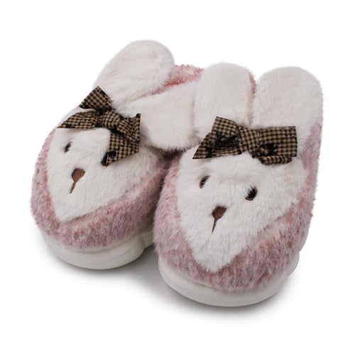 Image of VRITRAZ Women's Comfort Slip On Closed Toe Warm Winter House Clog Indoor Slipper with Cute Print and Degins