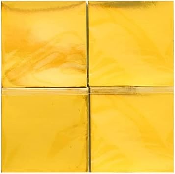 Yasutomo FoldEms Origami Paper, 3 X 3 inches, Gold Metallic Foil, 200 Sheets 4411