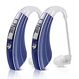 Britzgo Premium Hearing Amplifier For Adults And Seniors, Rechargeable Battery with 50 Hour life Per...