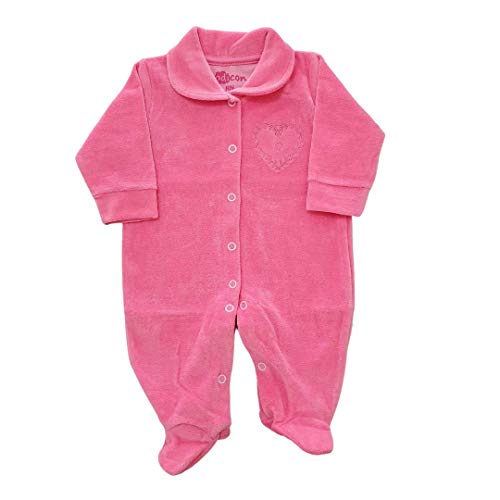 MACACÃO PLUSH ROSA ESCURO - CORAÇÃO - LINDO E CONFORTÁVEL (G)