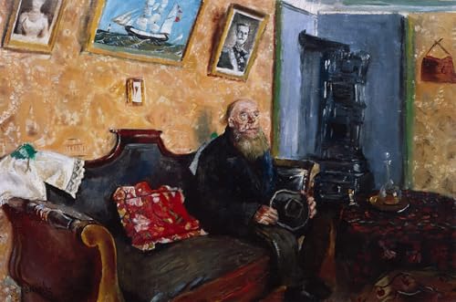Pinturas famosas en lienzo de Christian Krohg, réplica artística de 60x90cm para pared