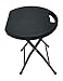 Web Linens Inc Heavy Duty - Light Weight- Metal and Plastic Folding Stool - 400lb Capacity - Black - Exclusively by Blowout Bedding RN# 142035