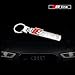 Deselen - LP-BS08KC - Car Key Chain for Audi S line, Mirror Polished Stainless Steel Construction