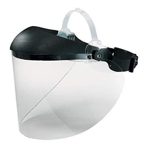 Uvex Visier/Gesichtsschutzschirm 9706 aus Polystyrol, Farbe: farblos, beschlagfrei