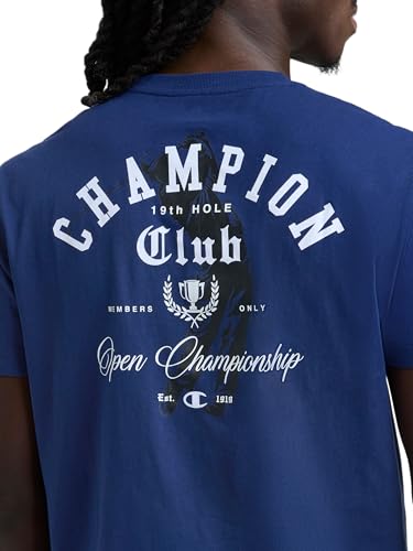 Image of Champion Men's Classic Graphic Short Sleeve T-Shirt, Standard Fit, Champion Club Graphics