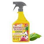 Doff Greenfly & Blackfly Control – 1L Pest Spray for Garden and Greenhouse – Aphid, Whitefly & Spider Mite Repellent – Protects Edible & Ornamental Plants with Added Plant Feed – Bee-Friendly Formula