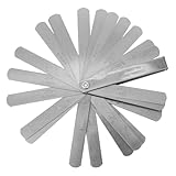 CATIEBYE Fühlerlehre Aus Edelstahl Für Gitarre Mit Klaren Metrischen Und Imperialen Markierungen Um Spaltbreite Einfach Zu Messen Geeignet Für Designer Ingenieure Und Mechaniker