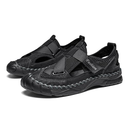 Men's Summer Beach Water Shoes ，Easy to Care Non Slip and Breathable Shoes, Swimming Pool Sports Clogs Sandals, Arch Supported Beach Sports Shoes, Non Slip outdoors Sandals