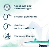 Dodot Czyste chusteczki dla niemowląt, uspokaja i chroni Aloe Vera dla wrażliwej skóry dziecka, 1104 szt. (24 opakowania x 46), 99% woda, bez alkoholu, bez plastiku
