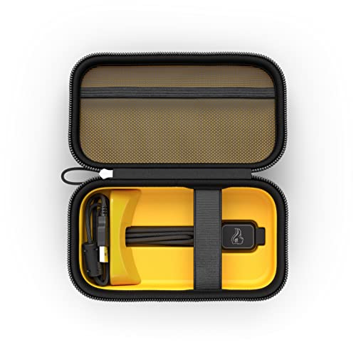 Image of Universal Mouse Case by Glorious Gaming, w /Accessory Pocket & Adjustable Wedge (No Shake), Portable Carrying Case, Hard Shell, Zipper, & Wool Interior, for Bluetooth Wireless Mice & Wired Mice