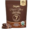 Orgain Organic Vegan Perfect Blend Protein Powder, 20g Clean Plant Protein, 7 Ingredients,lt;1g Sugar, Gluten Free, Non-GMO; No Artificial Flavors, Stevia Extract, Dairy or Soy Ingredients- Chocolate