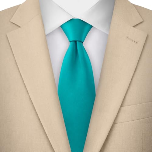 Image of Jacob Alexander Men's Extra Long Solid Color Tie