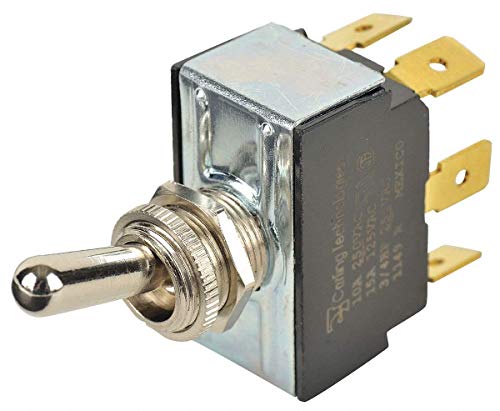 Toggle Switches DPDT ON-OFF-ON (10 pieces)